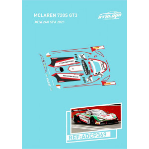 Calca 1/32 McLaren NSR 720S JOTA