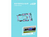 Calca Formula 1 NSR 1/32 86/89 Alpine Azul