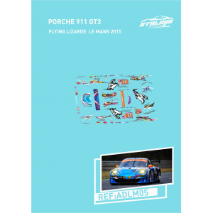 Calca 1/32 Porsche 991 GT3 Flying Azul
