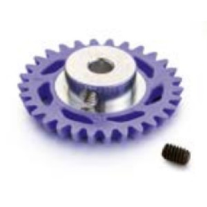 29 teeth, hex screw M2, light plastic, Ø16mm