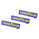 Paneles publicitarios GoodYear de medidas 125x25mm