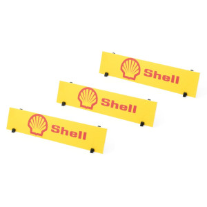 Paneles publicitarios Shell de medidas 125x25mm