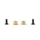 Tuerca de laton 6 punto 1,5mm