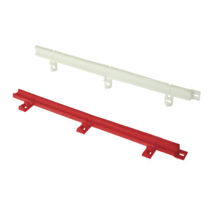 Guardrail type 1 rail (rojo-blanco)