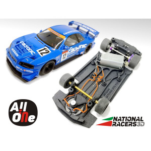Chasis 3D Scalextric/SuperSlot NISSAN Skyline R34