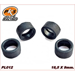 Neumaticos perfil bajo 16,5x9mm (x 4)