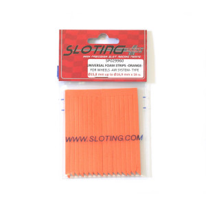 Tiras de espuma NARANJA universales bolsa con 16 u.