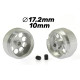 Llanta aluminio 17.2x10mm. Lightweight Ejes 3/32