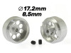Llanta Aluminio 17.2x8.5mm. Lightweight  Eje 3/32