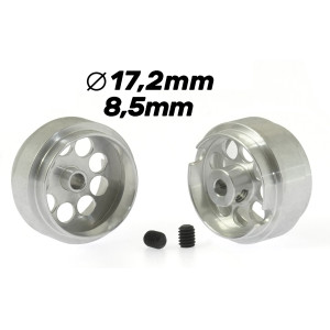 Llanta Aluminio 17.2x8.5mm. Lightweight  Eje 3/32