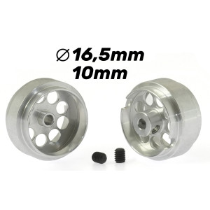 Llanta aluminio 16.5x10mm. Lightweight Eje 3/32