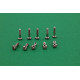 Tornillo basculante rosca metrica 2x8 x 10 uds