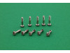 Tornillo basculante rosca plastico 2x8 x 10 uds