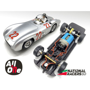 Chasis 3D Top Slot Mercedes Benz W196R GP ALL IN O