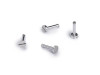 Tornillos metrico ERGAL 2,2x9mm cabeza grande x4