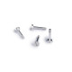 Tornillos metrico ERGAL 2,2x11mm cabeza grande x4