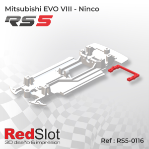 CHASIS 3D RS5 MITSUBISHI EVO VIII Ninco