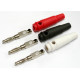 Conector banana 4 mm. ( bolsa con 3 u. )  