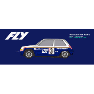 R 5 GT TURBO RALLY HEBROS 1986 ROTHMANS