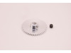 Corona 44 Dientes 23,0mm en Ergal negra Ejes 3mm