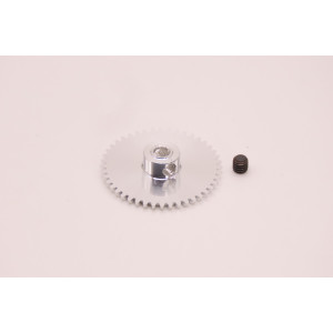 Corona 44 Dientes 23,0mm en Ergal negra Ejes 3mm