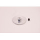 Corona 44 Dientes 23,0mm en Ergal negra Ejes 3mm