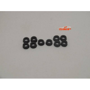 3D. Separadores 2mm, para eje 2,38mm (10/unid.)