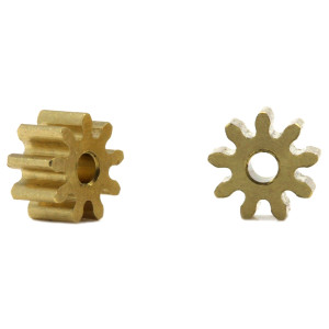 Pi&ntilde;&oacute;n 9d. M50 Lat&oacute;n para Eje Motor 1.5mm. diam.5.5