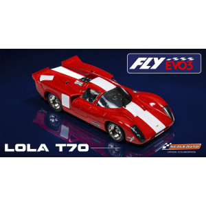 Lola T70 Rojo - Fly Racing EVO3