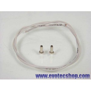 Cable 30 cm 0,25 mm extraflexible con terminales