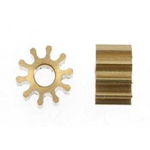 Pi&ntilde;on 10 dientes para eje motor de 2 mm 5,5 mm x2