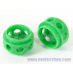 Llantas Delrin 14.5 x 9 mm (x2) VERDES