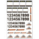 Race number Decal set 1/32