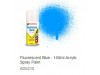 Pintura Spray Fluorescente Azul 150 ml