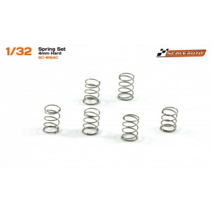 Muelles 4mm Duros para chasis SC8003 GT3 6 uds